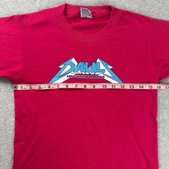 Vtg Dawls And Justice For Dawls T-Shirt Size S Pink Metallica Parody Graphic Tee - Picture 5 of 9